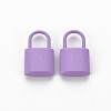 Spray Painted Alloy Pendants PALLOY-Q433-031D-RS-1