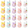 25Pcs 5 Colors Opque Resin Animal Pendants RESI-CJ0003-76-1