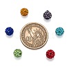 Pave Disco Ball Beads RB-H258-8MM-M-3