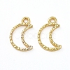 Zinc Alloy Open Back Bezel Pendants PALLOY-E577-12G-2