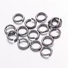90pcs Brass Open Jump Rings X-JRC6MM-B-1