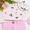 Bowknot Theme DIY Locking Stitch Marker Sets DIY-ME0001-04-5