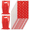 Polka Dot PET Plastic Packing Bags with Die Cut Hole Handle ABAG-TADJ0002-001F-1