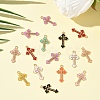 50Pcs Alloy Enamel Pendants ENAM-YW0006-50-4
