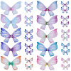 100Pcs 10 Colors Gradient Color Double Layer Fibre Tulle Ornament Accessories FIND-SC0005-79-1