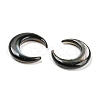Natural Black Lip Shell Cabochons SSHEL-P015-80B-20MM-01-2
