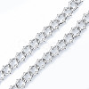 Handmade Alloy Oval Link Chains LCHA-N01-03-4