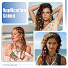3 Bags 3 Colors Plastic European Beads KY-CA0001-63A-7
