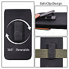Rectangle Cowhide Mobile Phone Waist Belt Pouches AJEW-WH0596-953A-4