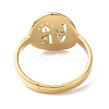 Ion Plating(IP) 304 Stainless Steel Word Love Adjustable Ring for Women RJEW-I097-01G-3