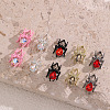 36Pcs 9 Colors Alloy Rhinestone Cabochons FIND-SP0004-45-6