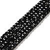 Natural Black Spinel Beads Strands G-D467-A04-01-1