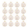 Golden Plated Alloy Charms X-ENAM-S118-01U-2