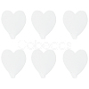 12Pcs Iron Heart-shaped Adhesive Hook AJEW-CN0005-59C-1