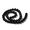 Natural Eyeless Obsidian Beads Strands G-K123-06-14mm-2