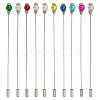 10Pcs Brass Brooches JEWB-PH01291-1
