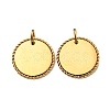 304 Stainless Steel Pendants STAS-L022-183G-1