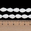 Opaque Solid Color Beads Strands EGLA-N013-P8mm-D02-4