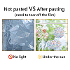 Waterproof PVC Colored Laser Stained Window Film Adhesive Stickers DIY-WH0256-072-8