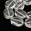 Natural Quartz Crystal Beads Strands G-G072-C03-01-4