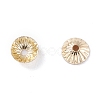 Rack Plating Brass Bead Cap KK-F827-02B-G-3