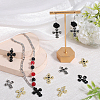 SUNNYCLUE 24Pcs 6 Colors Alloy Pendants FIND-SC0007-69-4