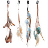 4Pcs Iron Snap Hair Clips OHAR-PH00010-1