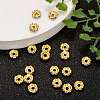 Brass Grade A Crystal Rhinestone Spacer Beads RB-A006-6MM-G-6