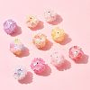 10Pcs 10 Colors Resin Beads RESI-FS0002-24B-6
