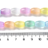 Macaron Color Natural Selenite Beads Strands X1-G-B102-A01-02-4