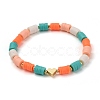 Handmade Polymer Clay Beads Bracelets Set BJEW-TA00043-01-11