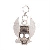 Skull Tibetan Style Alloy European Dangle Charms PALLOY-I116-35AS-3