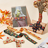 6 Yards 6 Color Autumn Double-Sided Printed Polyester Ribbon OCOR-BC0005-37-5