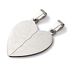 201 Stainless Steel Pendants STAS-Q342-43P-2