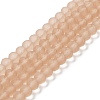 Transparent Glass Beads Strands EGLA-A034-T6mm-MD20-1