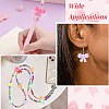32Pcs 8 Colors Bowknot Silicone Focal Beads SIL-CJ0003-24-7