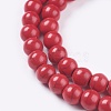 Synthetic Turquoise Beads Strands TURQ-G106-6mm-02H-3