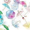 18Pcs 9 Style Printed Acrylic Pendants KY-LS0001-28-4