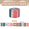 Boho Ethnic Pattern Polyester Webbing Ribbon OCOR-WH0120-61B-2