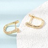 Brass Hoop Earrings for Women KK-CBACA55-05G-4