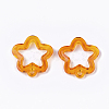Transparent Acrylic Pendants TACR-S133-074-3