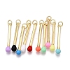 Brass Enamel Pendants KK-S362-032-NR-1