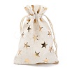 Christmas Theme Cotton Fabric Cloth Bag ABAG-H104-B01-2