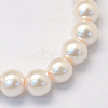 Baking Paint Pearlized Glass Pearl Round Bead Strands X-HY-Q330-8mm-41-2