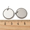 Non-Tarnish 304 Stainless Steel Pendants STAS-L022-183P-3