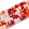 Glass Beads Strands EGLA-A034-M8mm-27-5