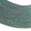 Electroplate Glass Beads Strands GL-CBAA615-01E-3
