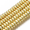 Electroplate Non-magnetic Synthetic Hematite Bead Strands X-G-Q465-19G-1