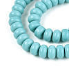 Opaque Solid Color Glass Beads Strands X-GLAA-ZX008-8mm-18R-3