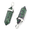 Natural Ruby in Zoisite Double Terminated Pointed Pendants G-F295-04N-4